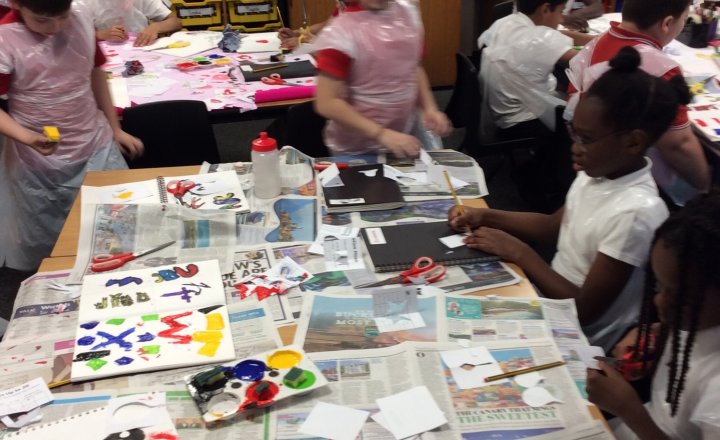 Image of Year 5 (Class 13) - Art - Stencils