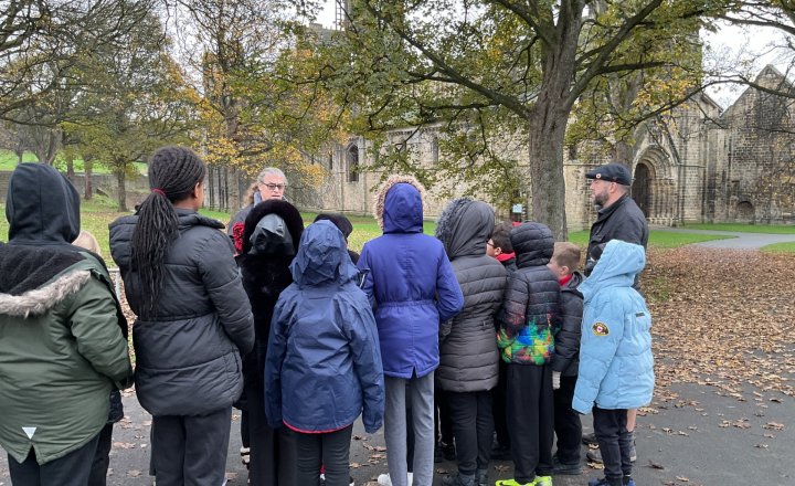 Image of Year 5 (Class 13) - English - Exploring Kirkstall Abbey for Scary Story Inspiration