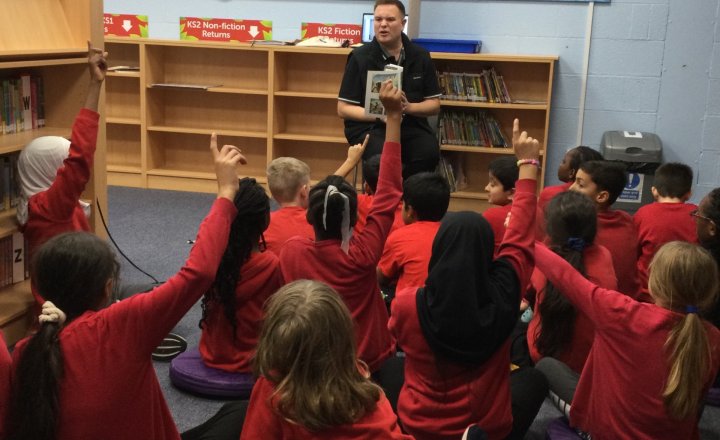 Image of Year 5 (Class 13) - English - Library Story Time