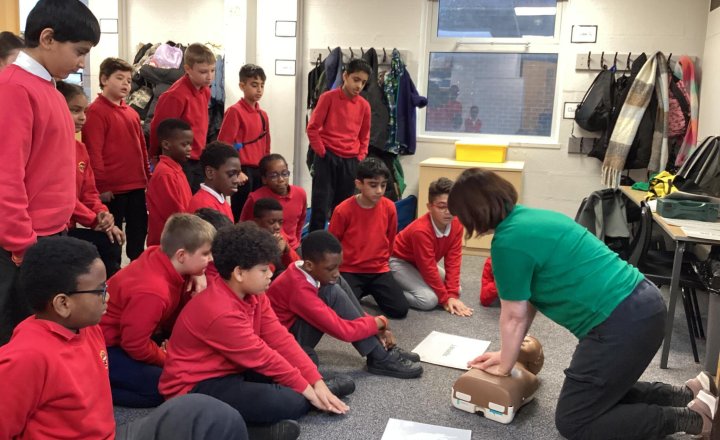 Image of Year 5 (Class 13) - PSHE - First Aid Training
