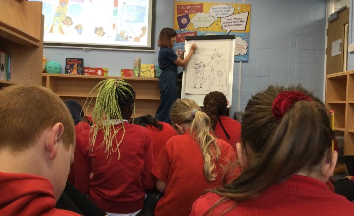 Image of Year 5 (Class 14) - Art - Author Visit