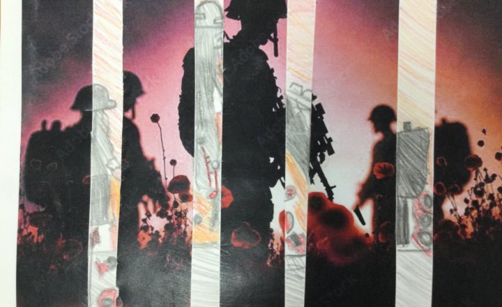 Image of Year 5 (Class 14) - Art / History - Remembrance Day