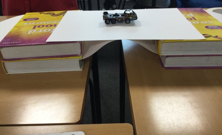 Image of Year 5 (Class 14) - Design Technology - Art Straw Bridges