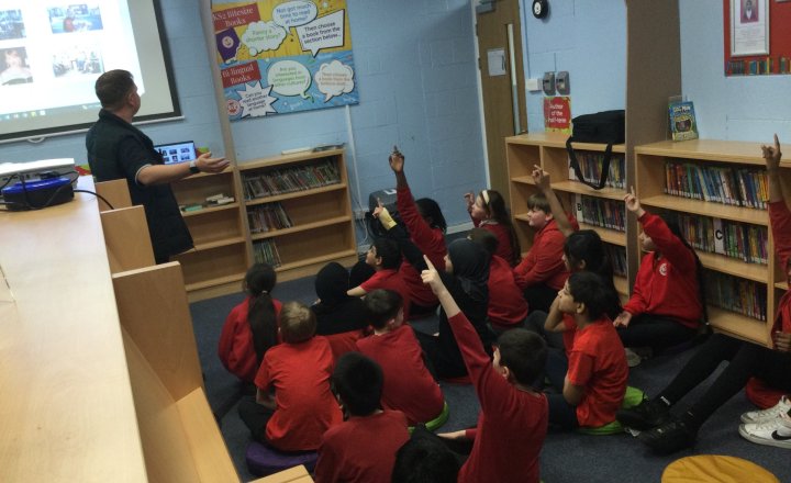 Image of Year 5 (Class 14) - English - Library Story Time
