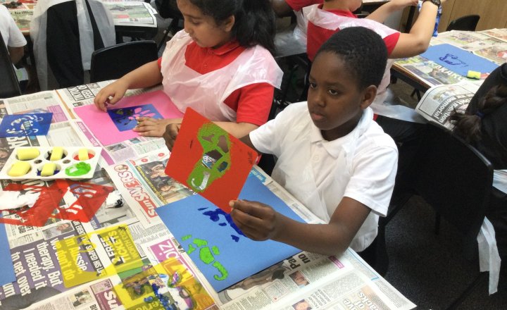 Image of Year 5 (Class 15) - Art - Using Stencils