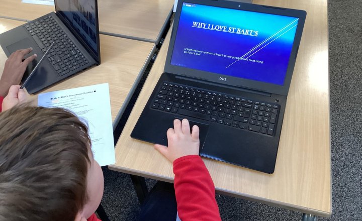 Image of Year 5 - Computing Club - Finishing Our PowerPoint Presentations