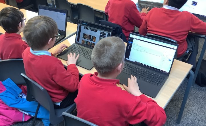Image of Year 5 - ICT Club - Developing Wikipedia Pages