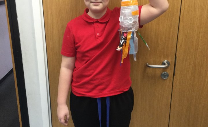 Image of Year 6 (Class 15) - Art - Making Sea Creatures from Plastic
