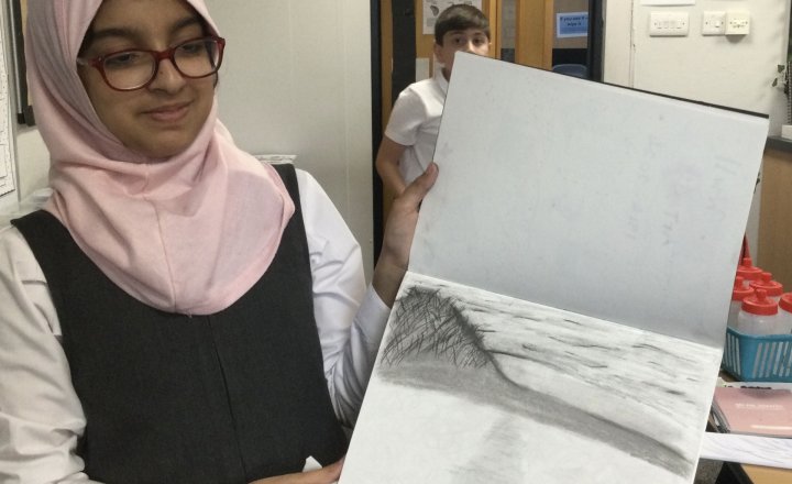 Image of Year 6 (Class 15) - Art - Wartime Landscapes