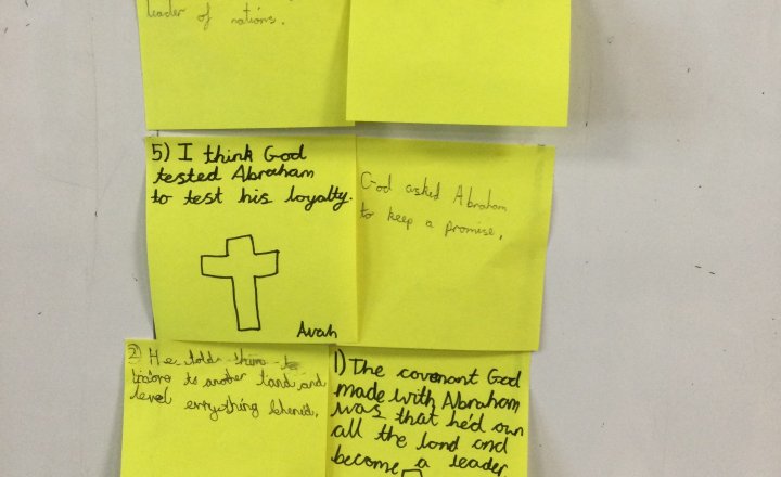 Image of Year 6 (Class 15) - R.E - God and Abraham