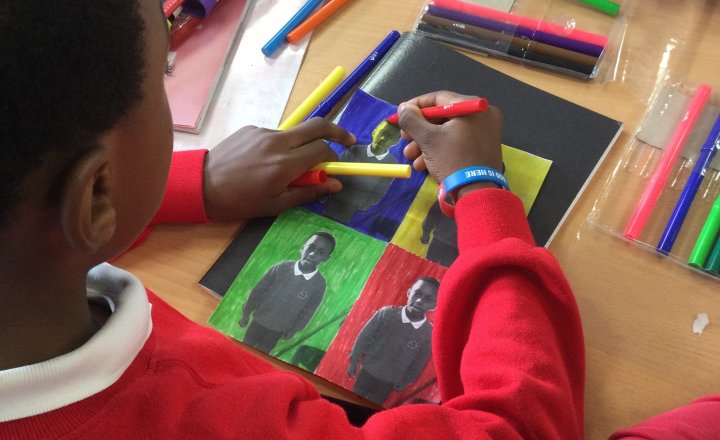 Image of Year 6 (Class 16) - Art - Andy Warhol Style Selfies