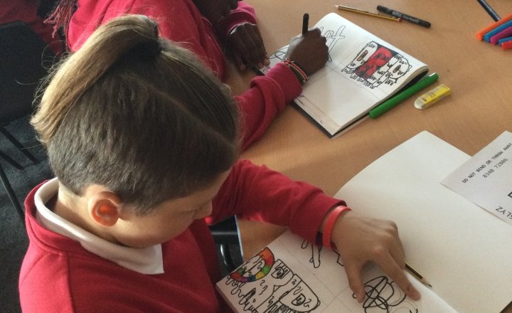 Image of Year 6 (Class 16) - Art - Lettering Styles
