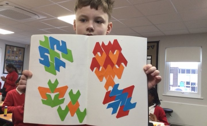 Image of Year 6 (Class 16) - Art - Tessellated Patterns