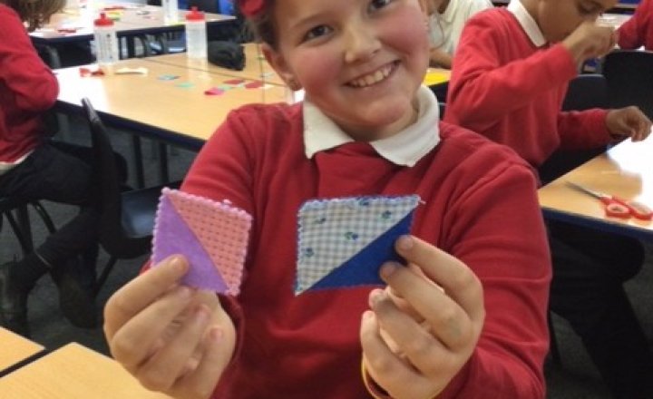 Image of Year 6 (Class 16) - Design Technology - Running Stitch