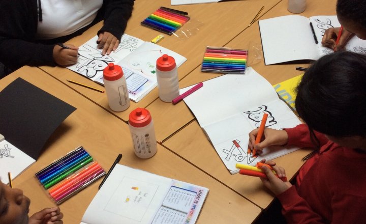 Image of Year 6 (Class 17) - Art - Lettering Styles