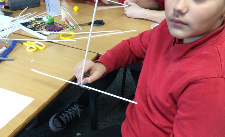 Image of Year 6 (Class 17) - Design Technology - Straws & Structure