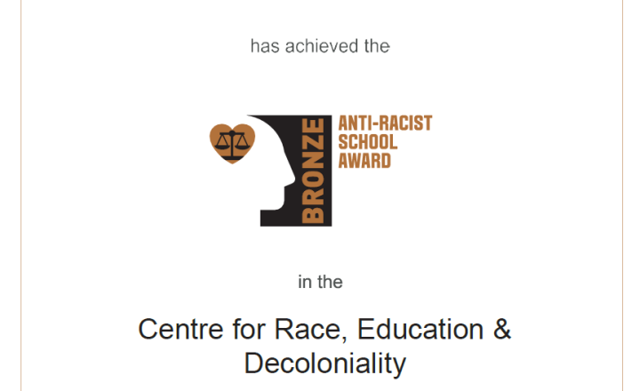 Image of Bronze Anti-Racist Award