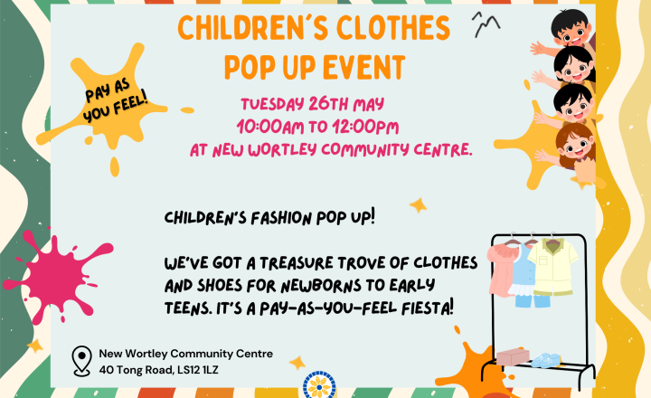 Image of New Wortley Community Centre - Children's Clothes Pop Up Event