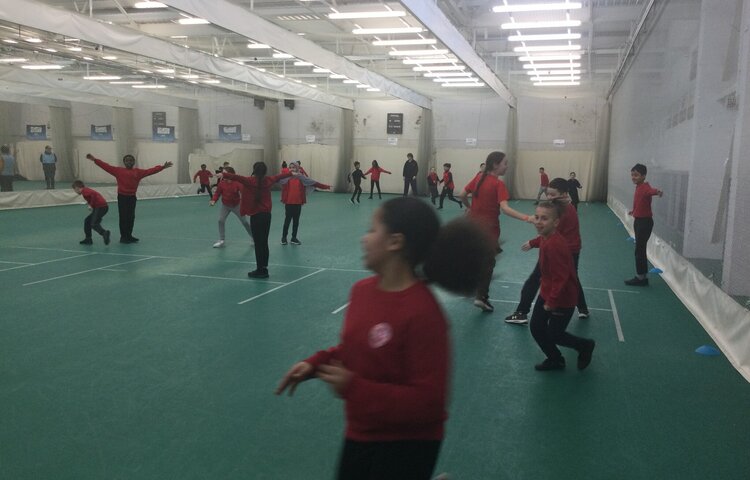 Image of Year 5 (Class 14) - P.E - Cricket in the Classroom