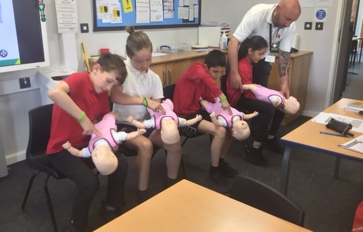 Image of Year 6 (Class 16) - First Aid Day