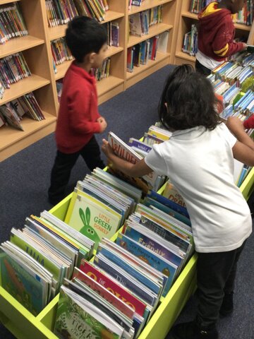 Image of Reception (Class 1) - School Library Visit