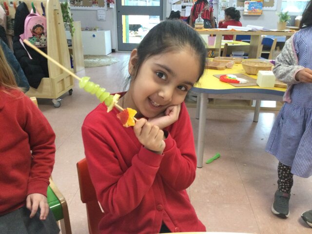 Image of Reception (Class 2) - Design Technology - Fruit Kebabs