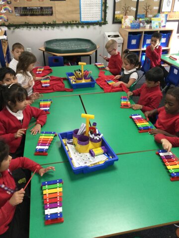 Image of Year 1 (Class 3) - Music - Glockenspiels