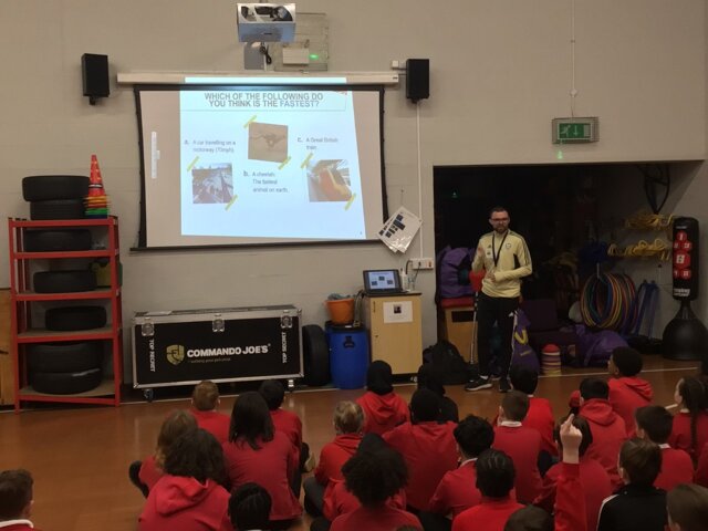Image of Year 5 - Leeds United & Network Rail Assembly