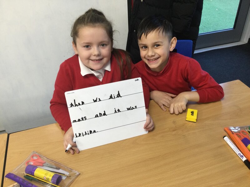 Image of Year 2 (Class 6) - English - School Day Sentences