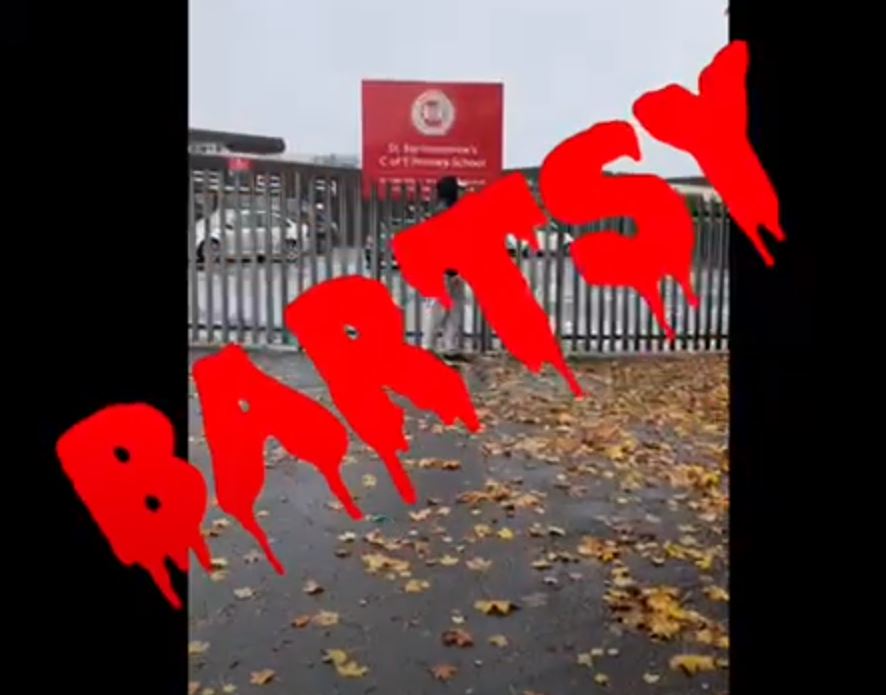 Image of Year 5 - Art - Bartsy Banksy Video 2