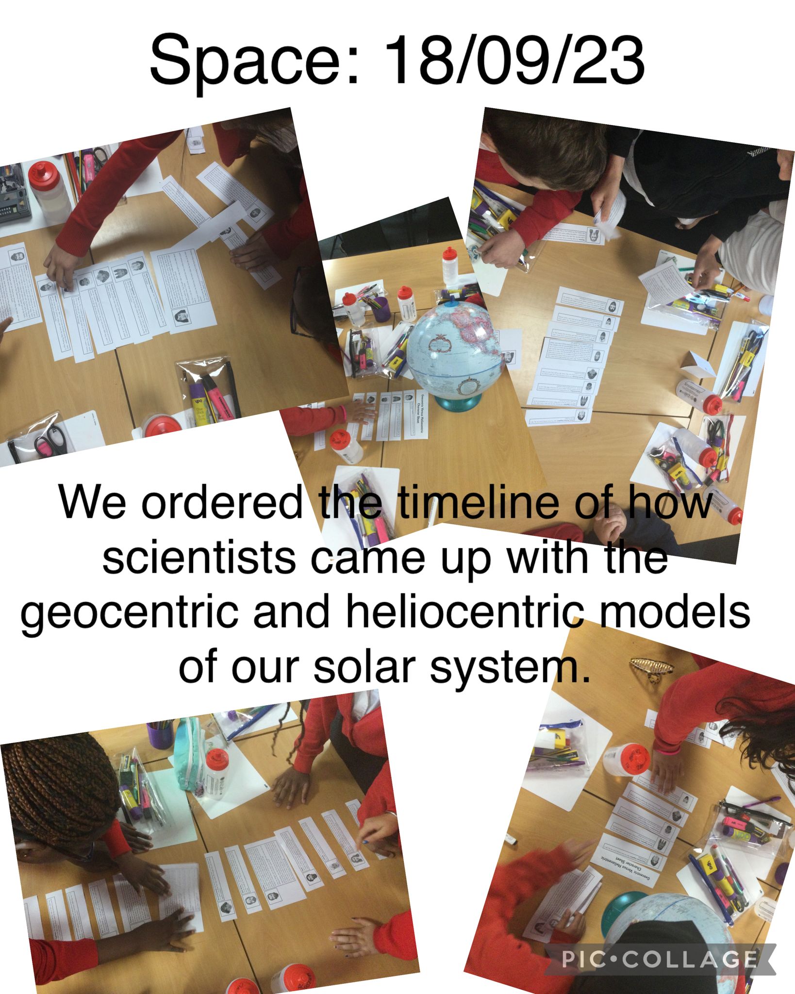 Image of Year 5 (Class 14) - Science - The Shape of the World