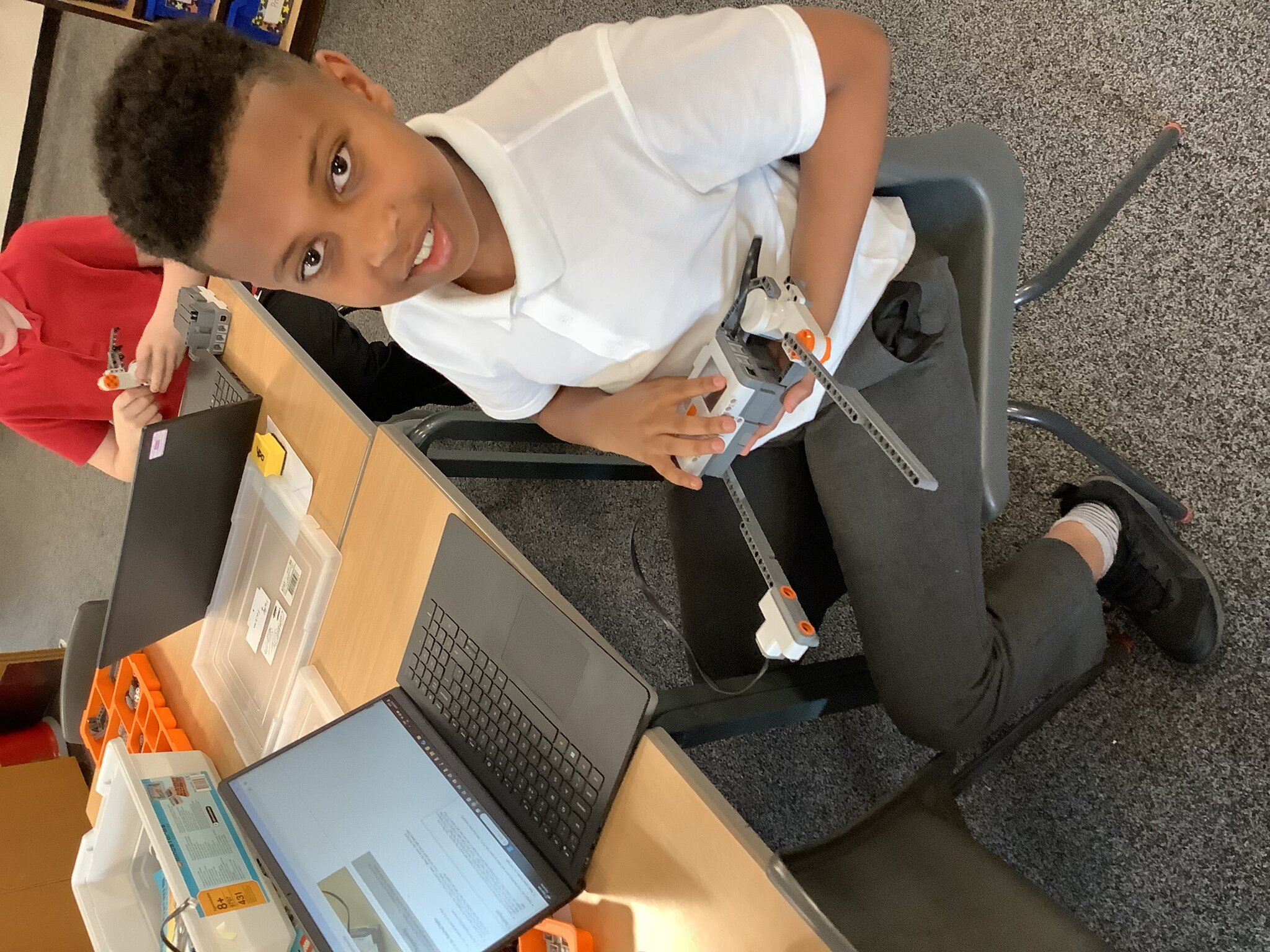 Image of Year 6 - Computing Club - Lego NXT Baseball Bat
