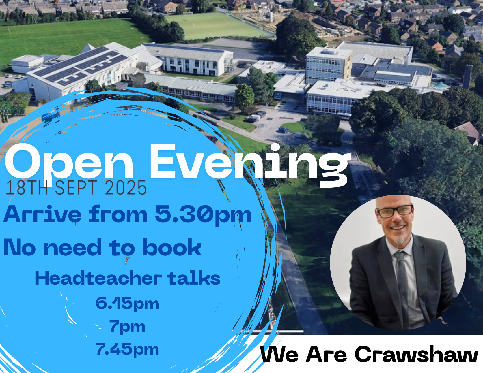 Image of Crawshaw Open Evening - Thursday 18th September 2025