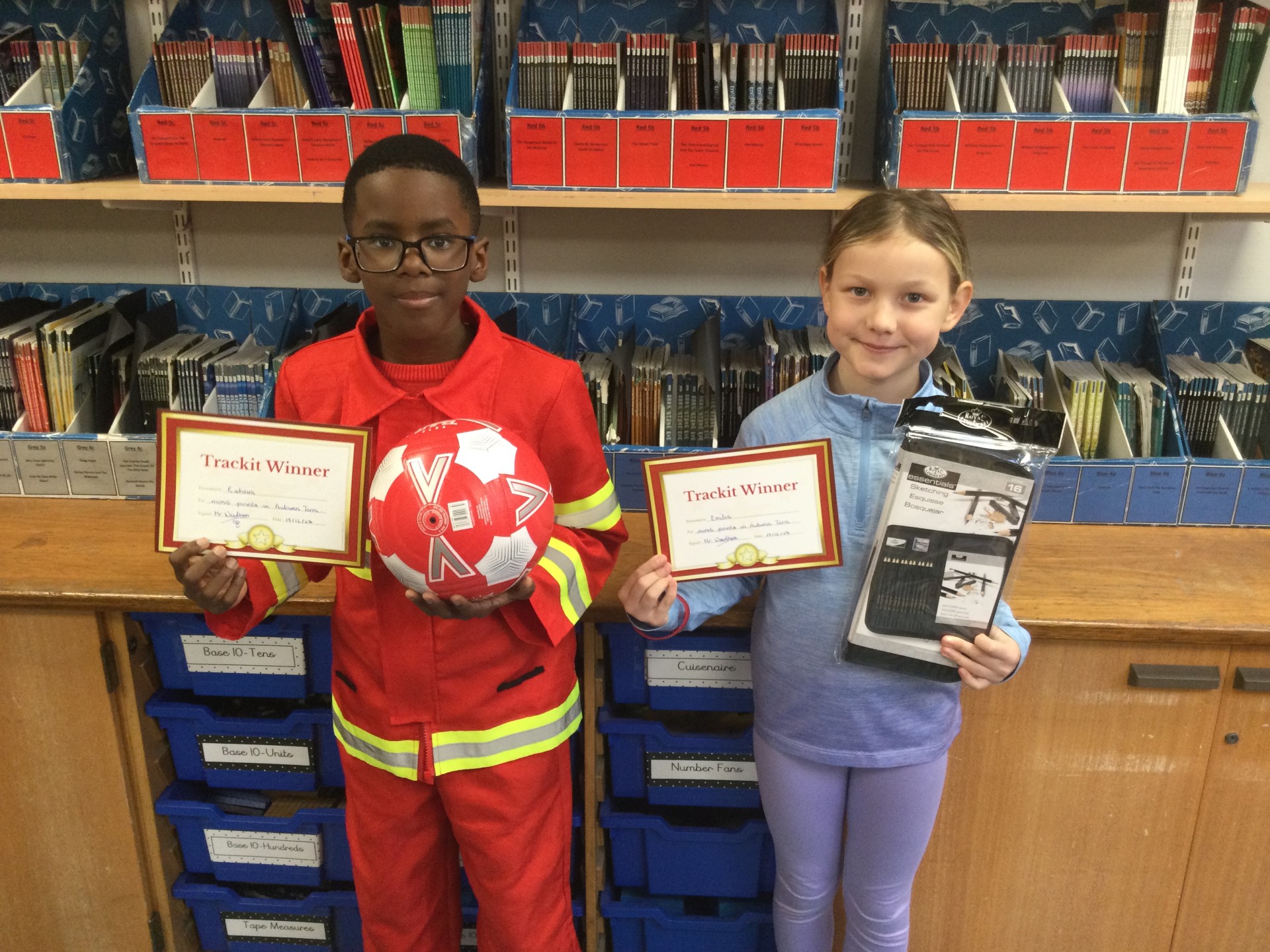 Image of Year 5 (Class 12) - Trackit Winners (Autumn Term)