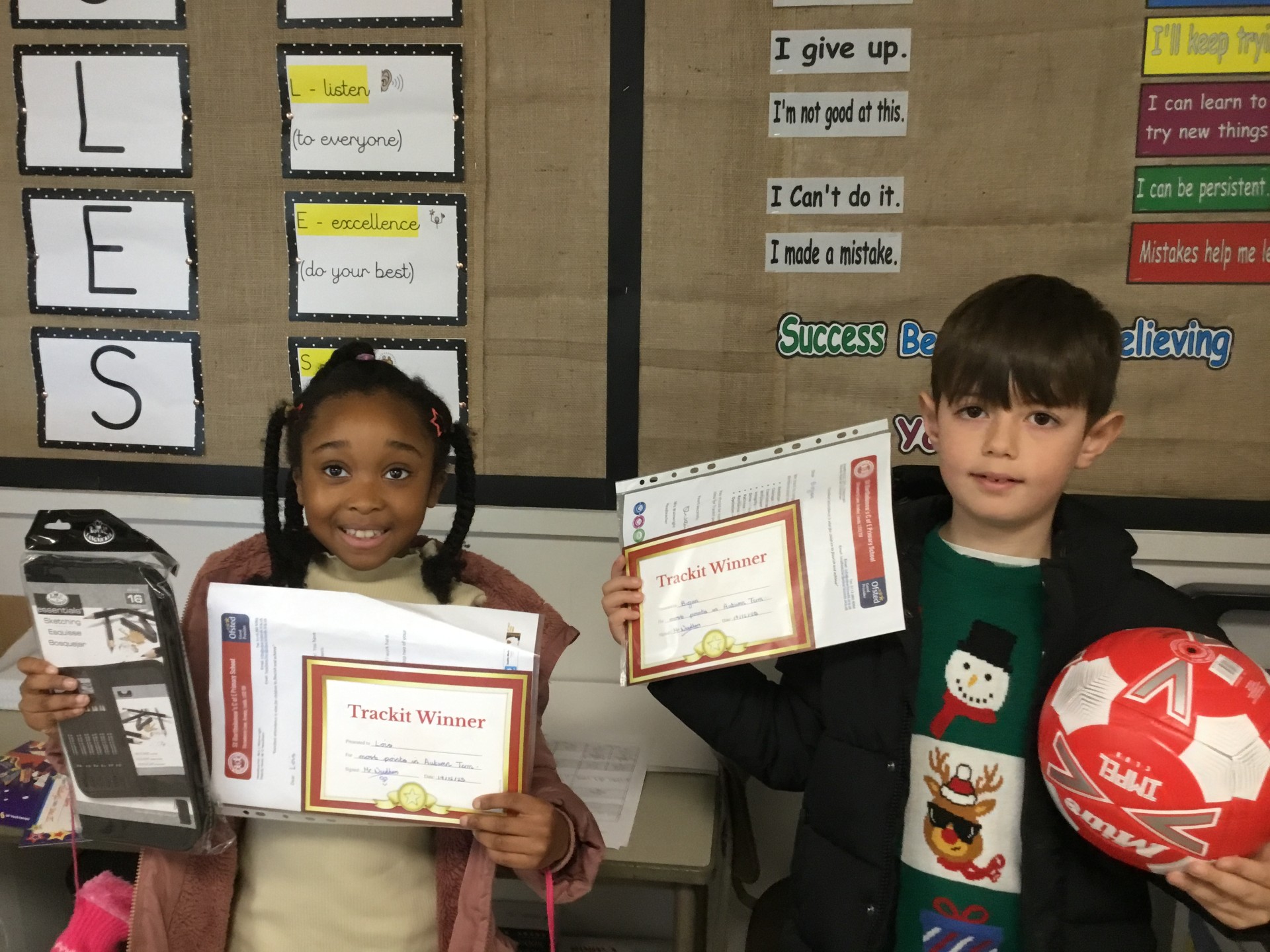 Image of Year 3 (Class 8) - Trackit Winners (Autumn Term)