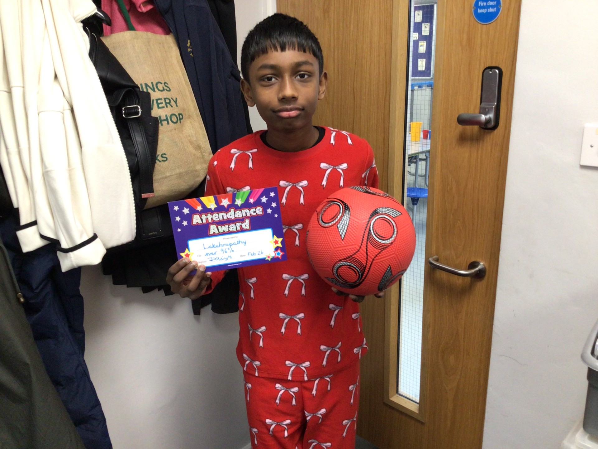 Image of Attendance Winners - Spring 1