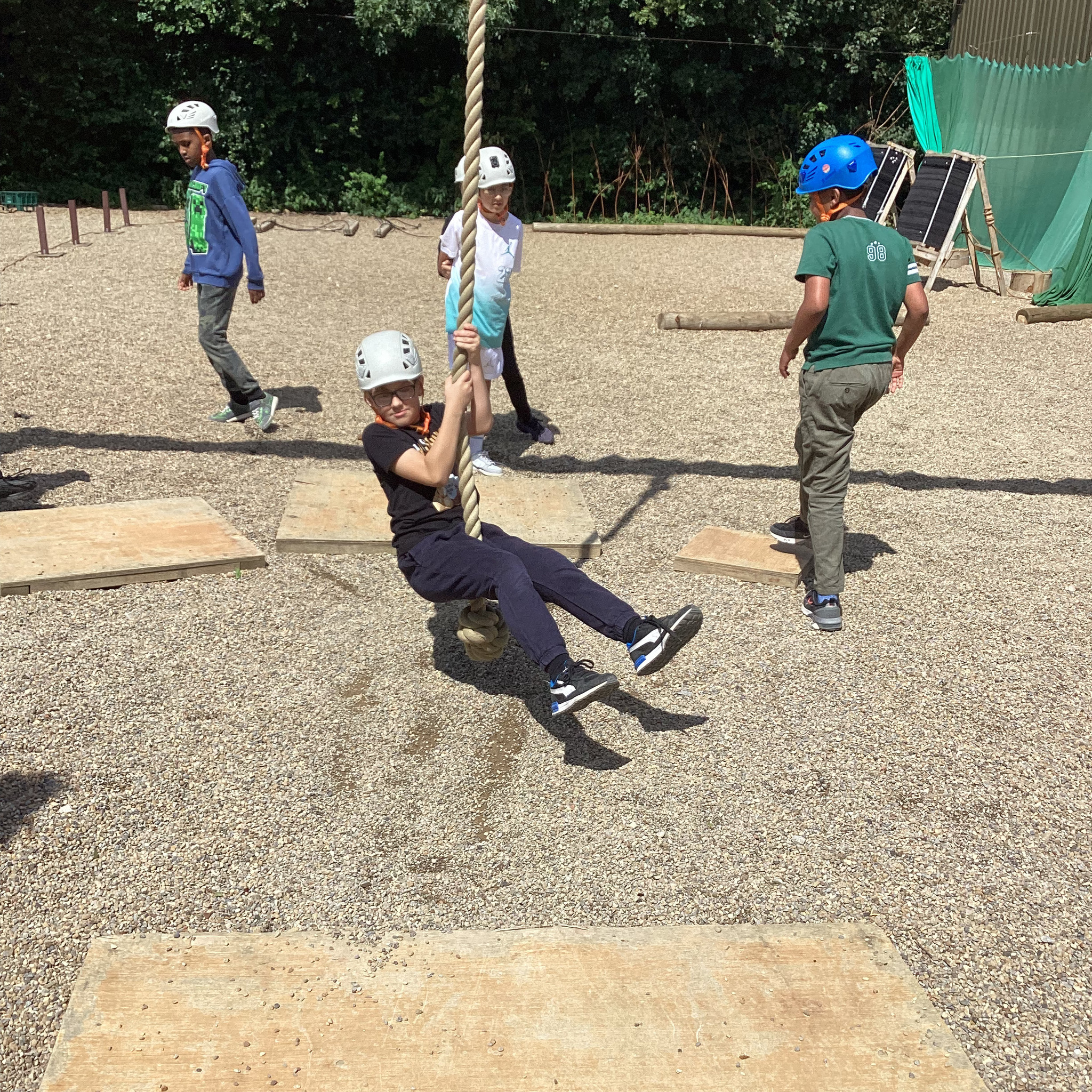 Image of Lineham Farm (Class 13 & Class 14) - Great Fun on the Low Ropes!
