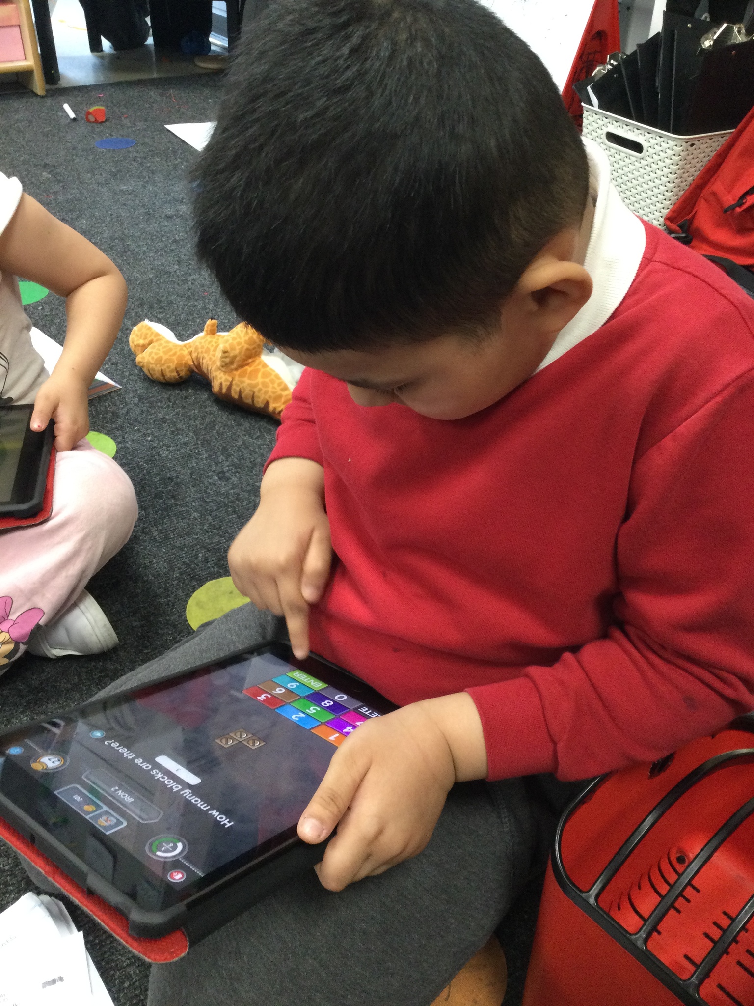 Image of Reception (Class 1) - Computing / Maths - iPads & Numbots