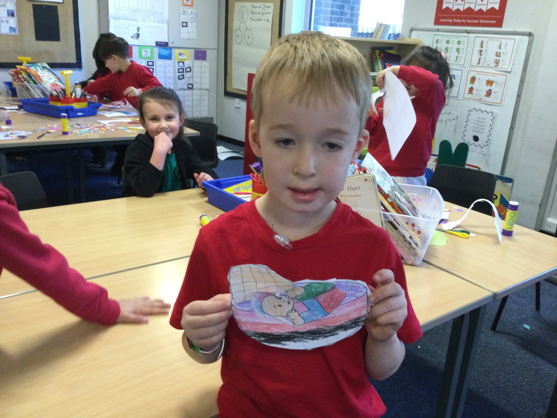 Image of Year 1 (Class 4) - R.E - Baby Moses 