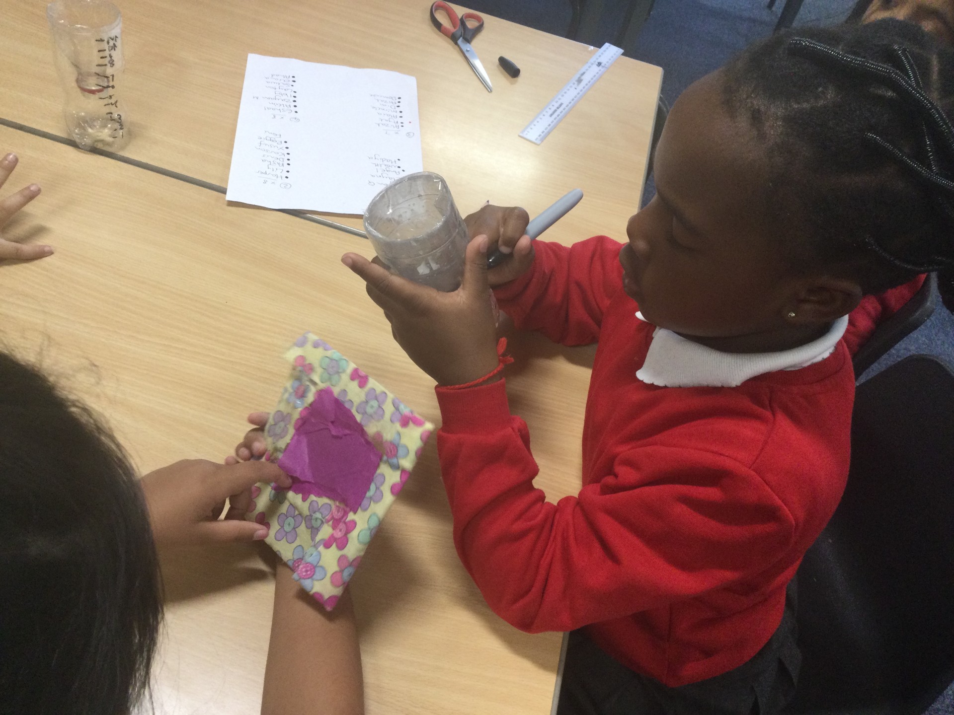 Image of Year 1 (Class 4) - Science - Rain Gauges