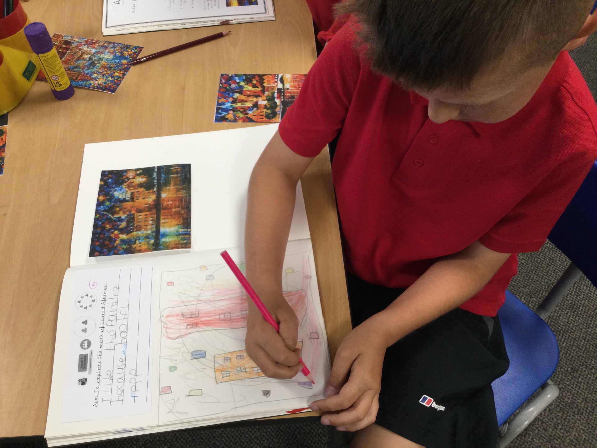 Image of Year 2 (Class 6) - Art & Oracy - Leonids Work