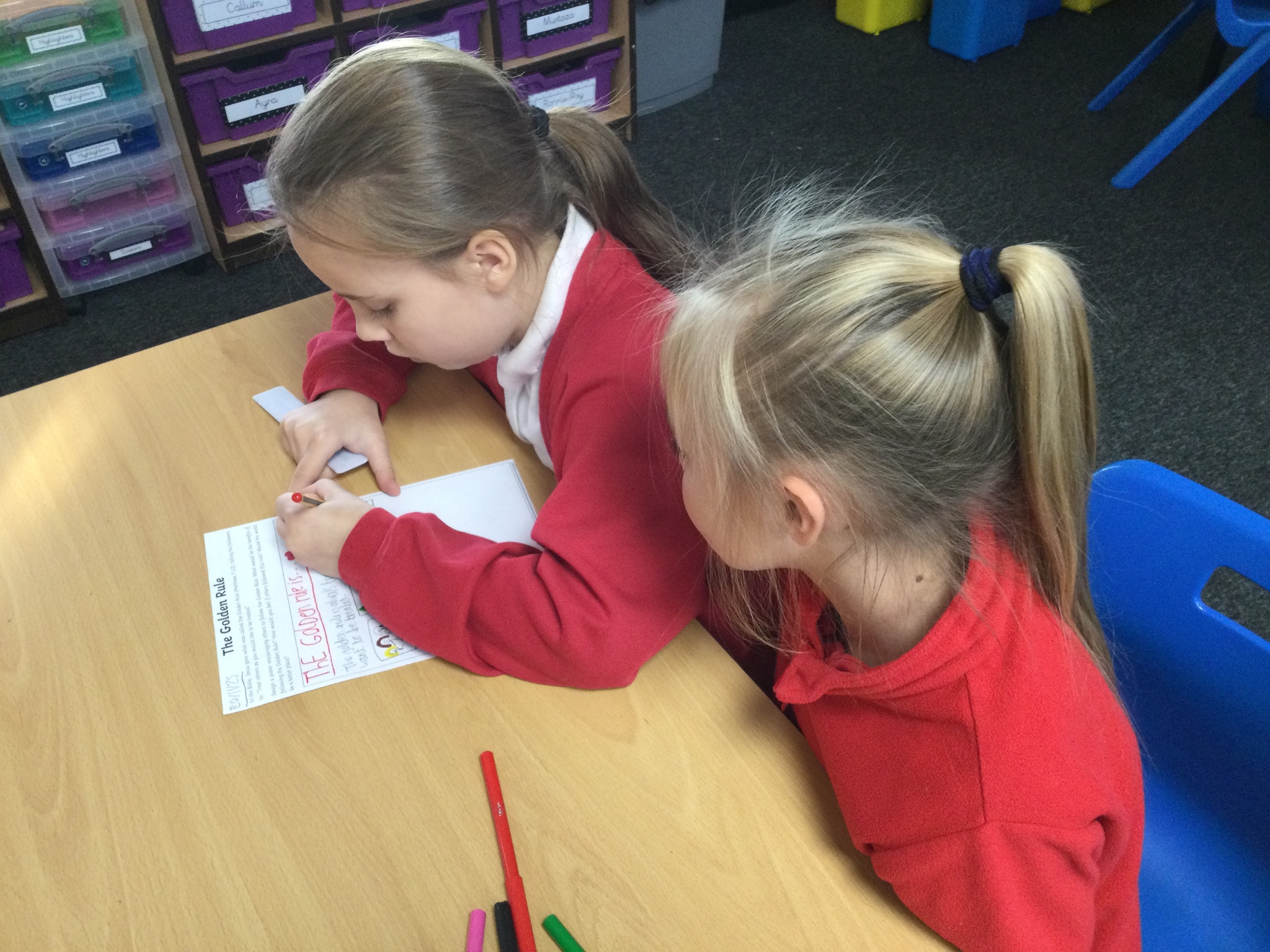 Image of Year 4 (Class 10) - R.E - The Golden Rule