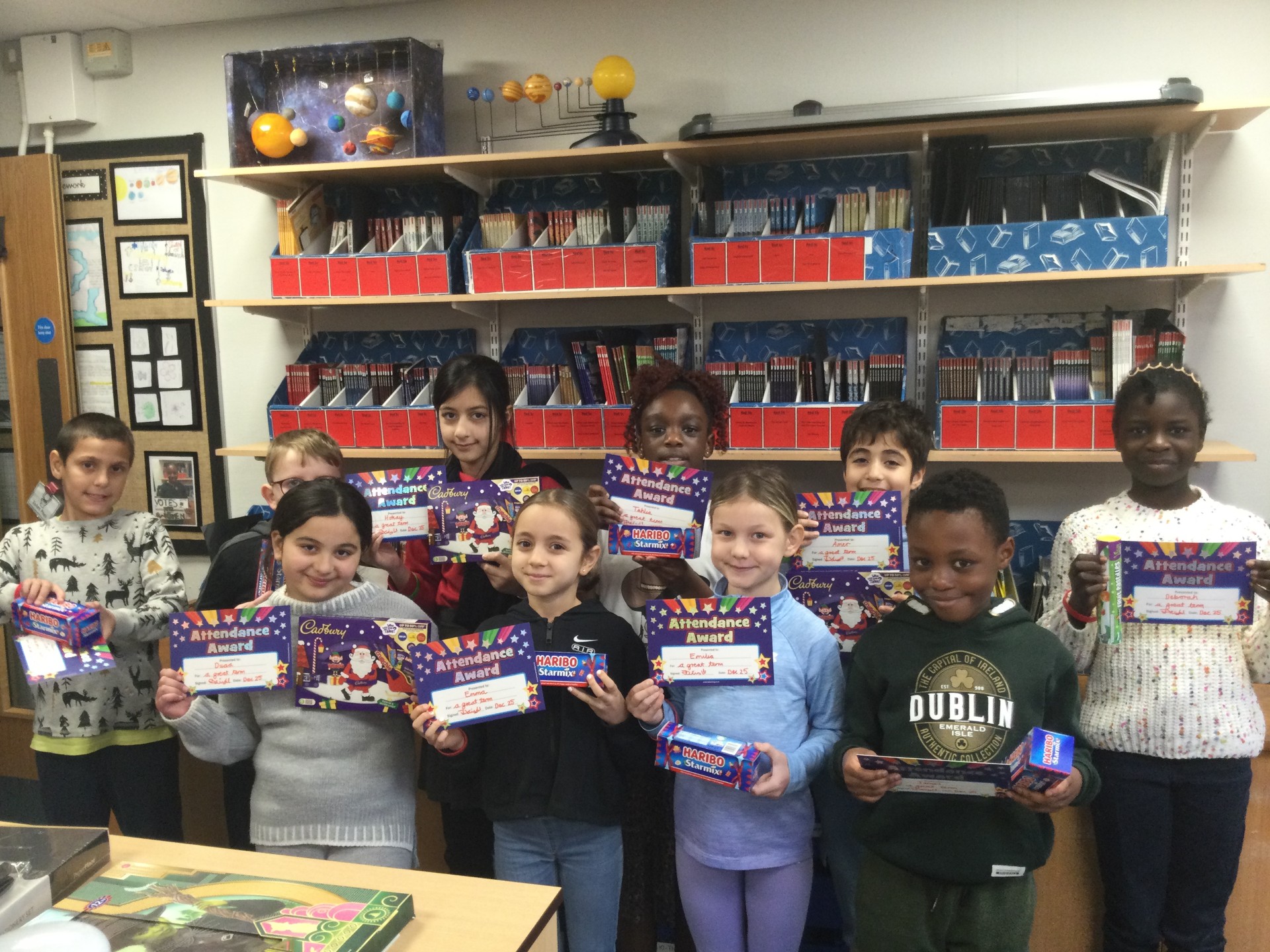 Image of Year 5 (Class 12) - Attendance Winners (Autumn Term)