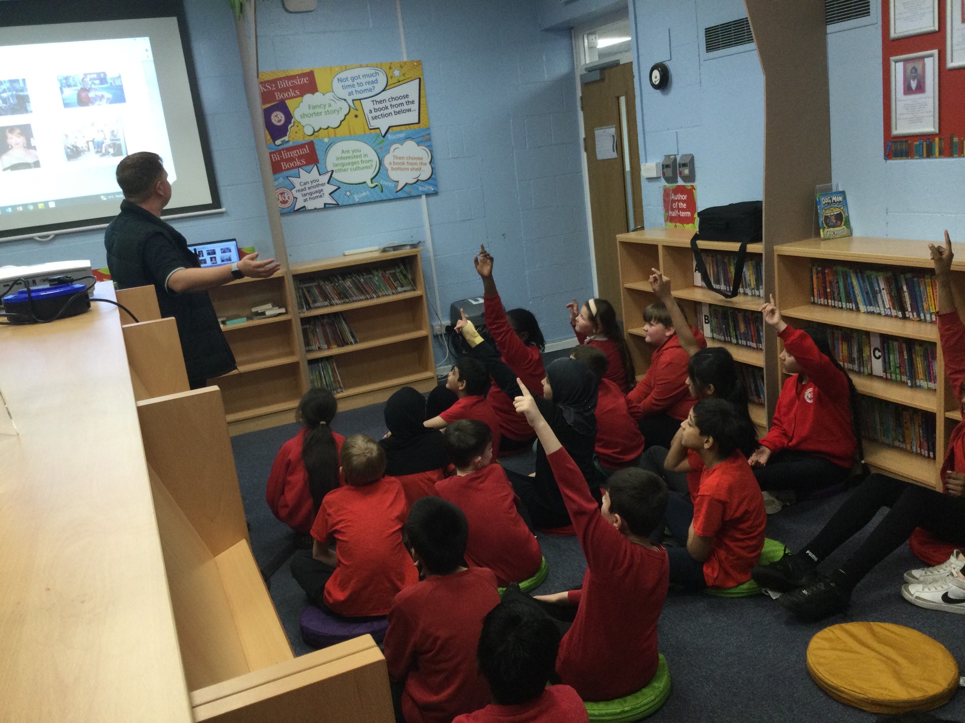 Image of Year 5 (Class 14) - English - Library Story Time