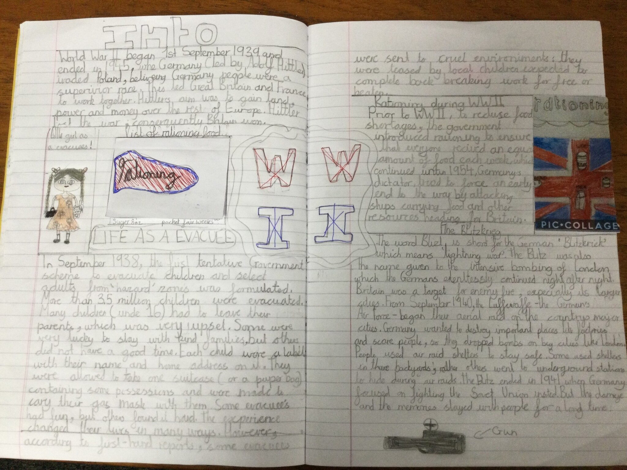 Image of Year 5 (Class 14) - English - WW2 Non-Chronological Reports