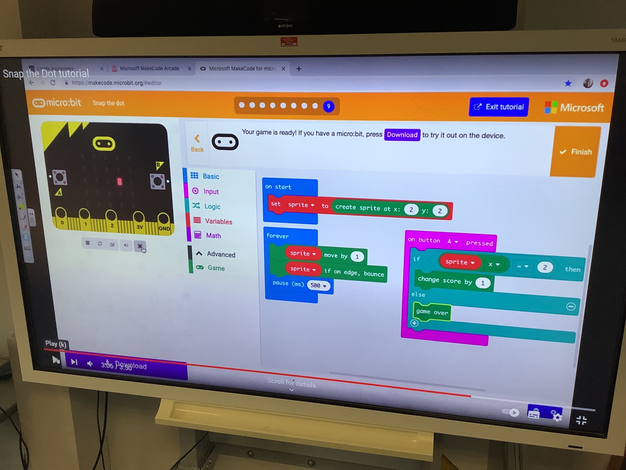 Image of Year 5 - ICT Club - Snap the Dot Game