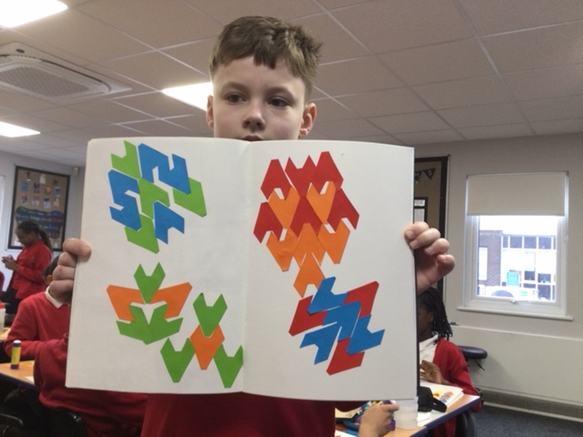 Image of Year 6 (Class 16) - Art - Tessellated Patterns