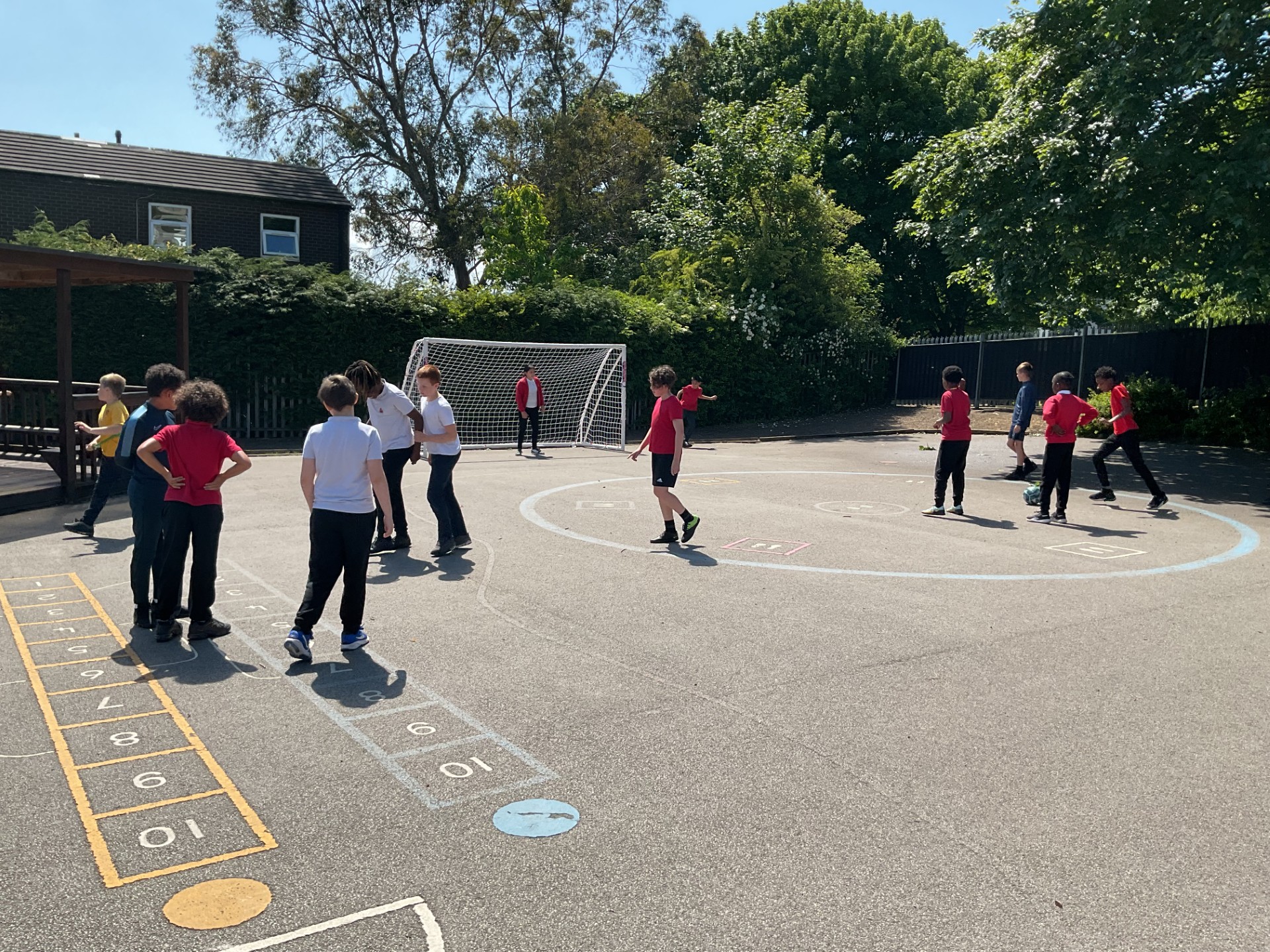 Image of Year 6 - P.E - Goalposts