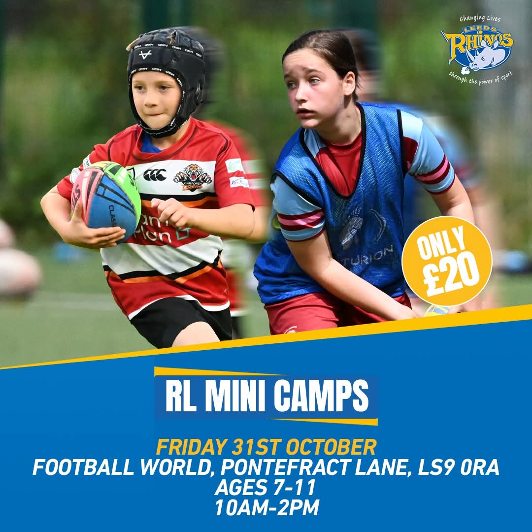 Image of Leeds Rhinos October Half Term Rugby Camps