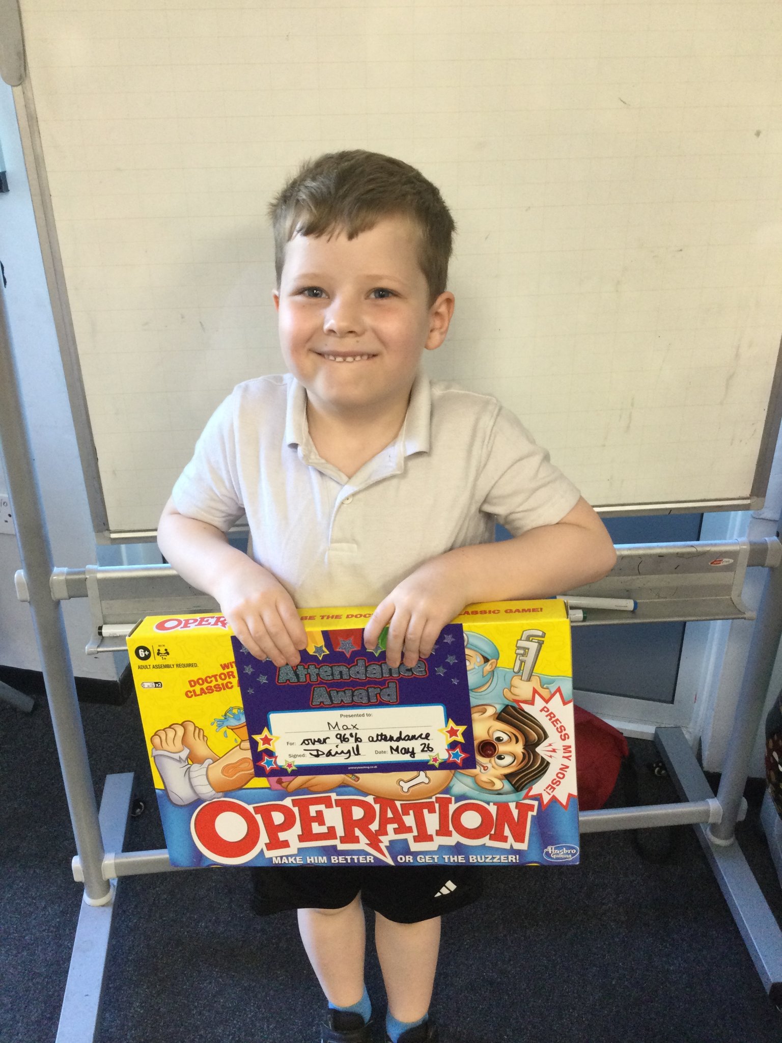 Image of Class 5 - Attendance Award Winner
